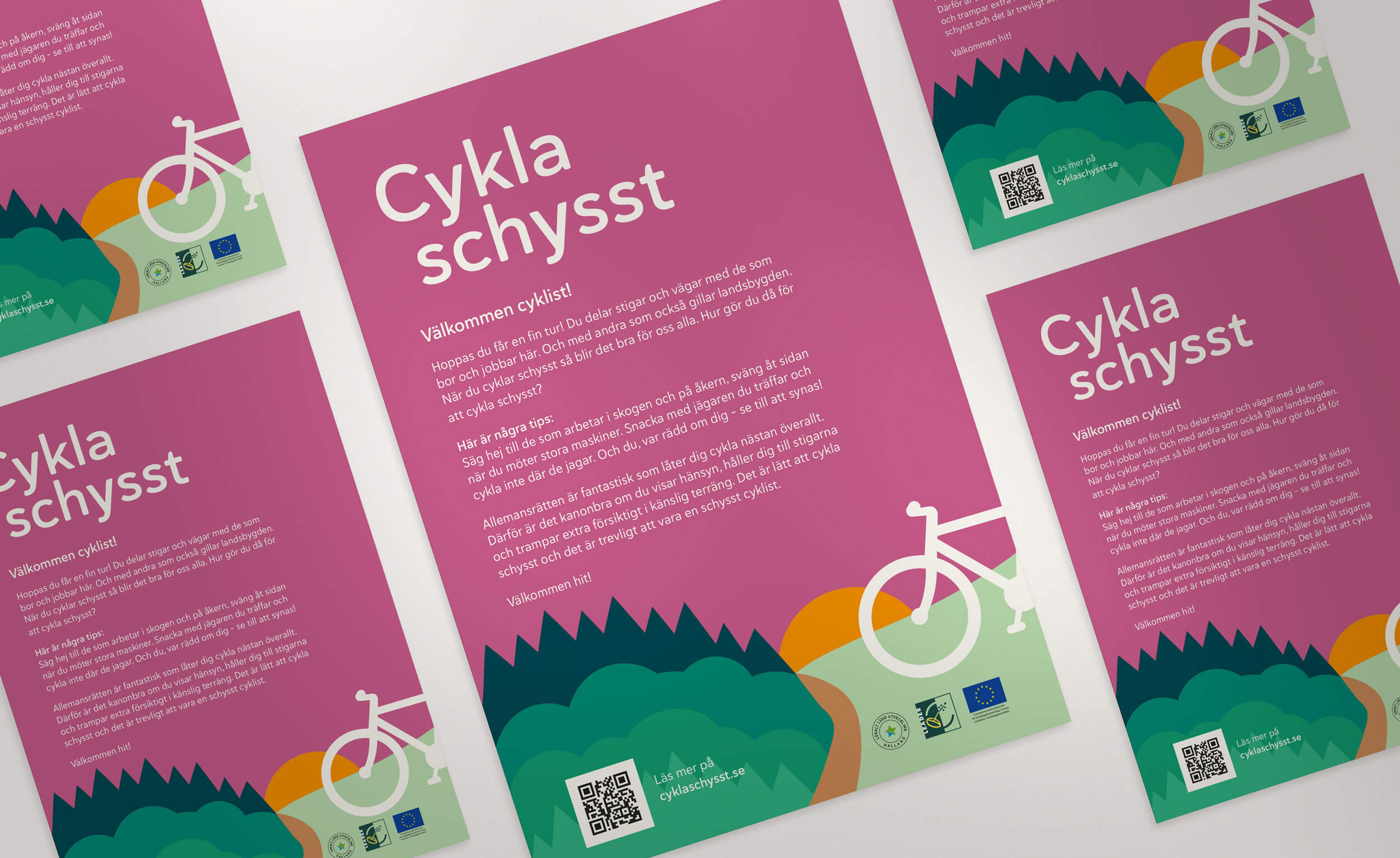Hstd webb- & reklambyrå case Cykla schysst