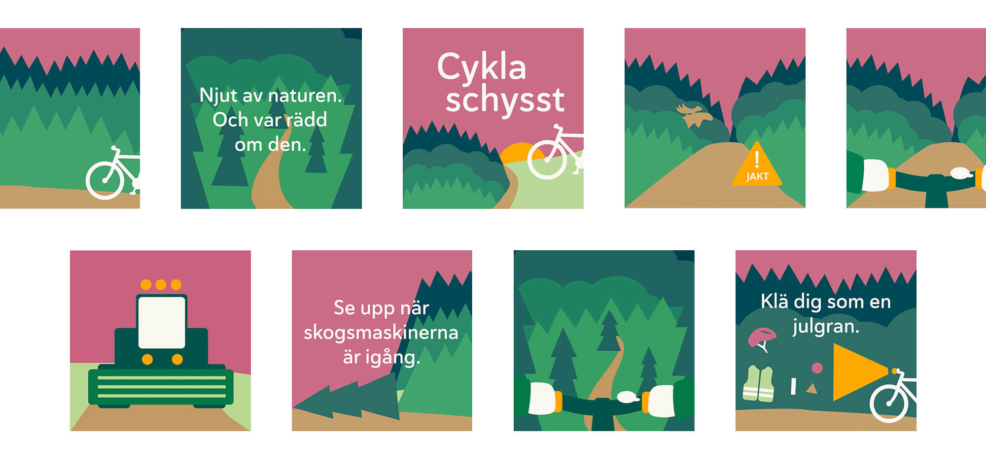 Hstd webb- & reklambyrå case Cykla schysst