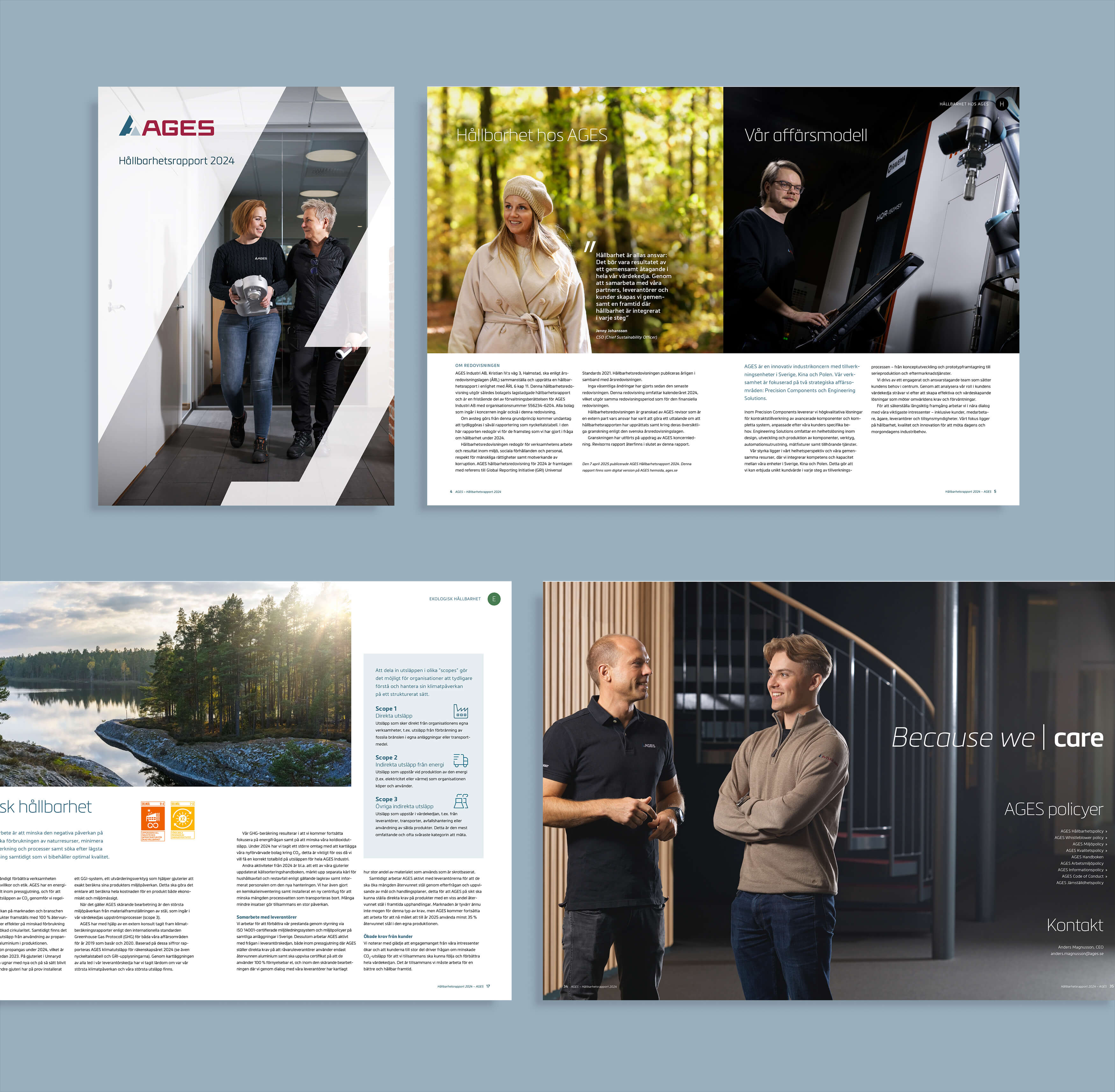 Hstd webb- & reklambyrå case AGES