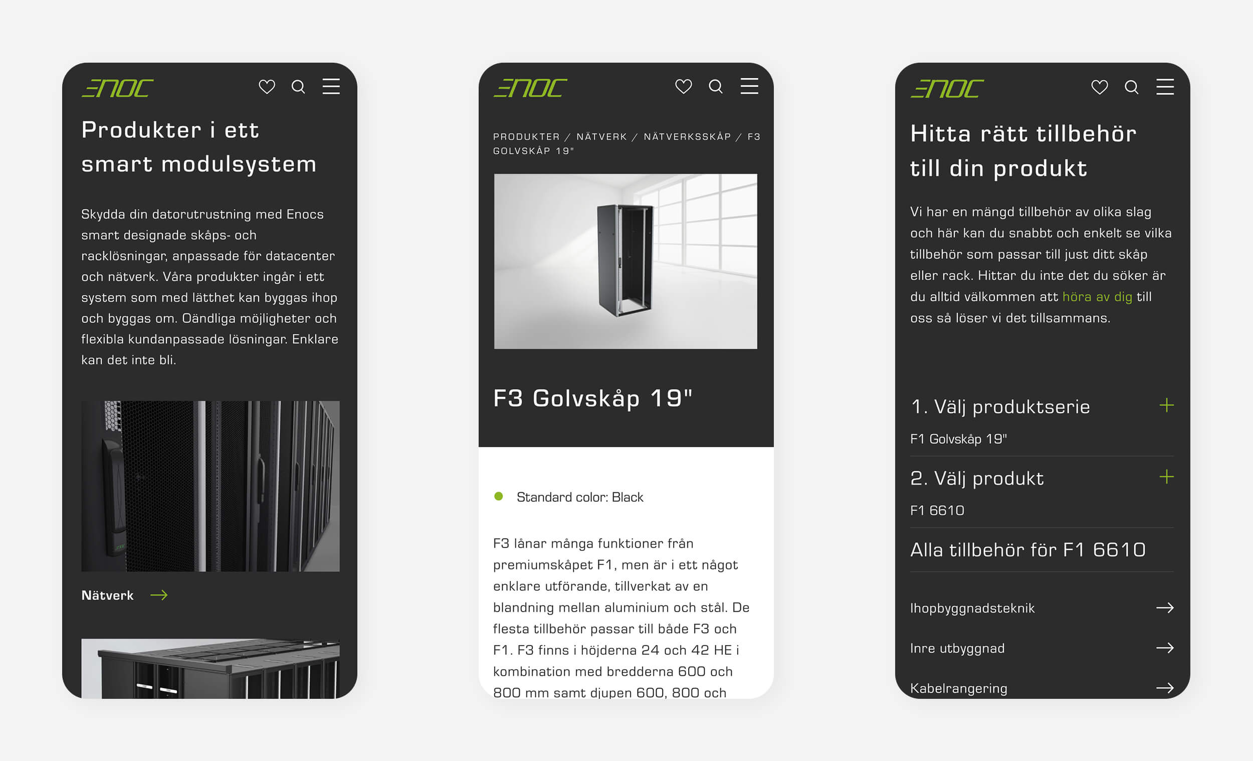 Hstd webb- & reklambyrå case Enoc System
